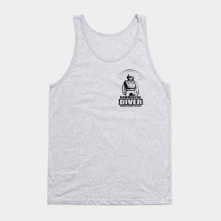 Commercial Diver (Small logo) Tank Top